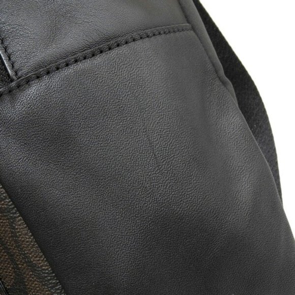 COACH signature rucksack backpack F32200 black brown PVC - Picture 5 of 8